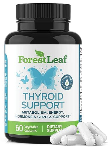 Thyroid Support for Women and Men with Iodine - Energy, 60 Vegetarian ForestLeaf buy supplements canada