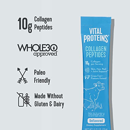 Vital Proteins Collagen Peptides Powder Supplement Travel Packs, Hydrolyzed Collagen Vital Proteins buy supplements canada
