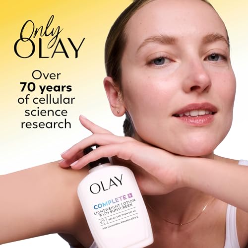 Olay Complete+ Face Moisturizer with Sunscreen SPF 40, For Sensitive Skin, Broad Spectrum Sun Protection, Fragrence-Free Olay buy supplements canada