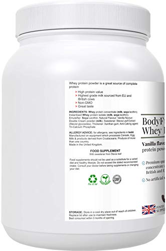 Complementary Supplements - BodyFuel Whey Protein Isolate & Concentrate Vanilla Flavour Complementary Supplements buy supplements canada
