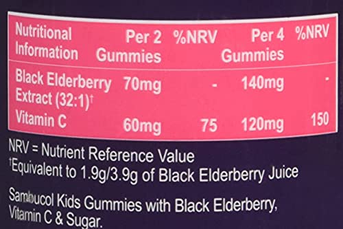 SAMBUCOL KIDS GUMMIES 30'S, 30 Count (Pack of 1) Sambucol buy supplements canada