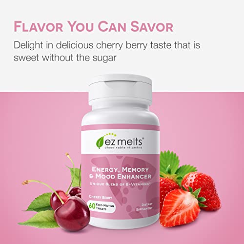 EZ Melts Dissolvable Energy, Memory & Mood Enhancer, Blend of B-Vitamins, Sugar-Free EZ Melts buy supplements canada