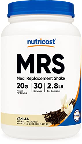 Nutricost Meal Replacement Shake Powder (Vanilla), 30 Servings - Protein, Non-GMO Nutricost buy supplements canada