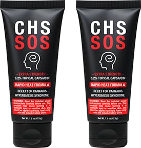 CHS SOS Warming Relief Cream – High Potency Capsaicin Topical for Abdominal & Muscle Discomfort – Soothing Warming Sensation for Targeted Comfort – Fast-Acting, Non-Greasy Formula – 1.5 oz x 2pack CHS SOS buy supplements canada