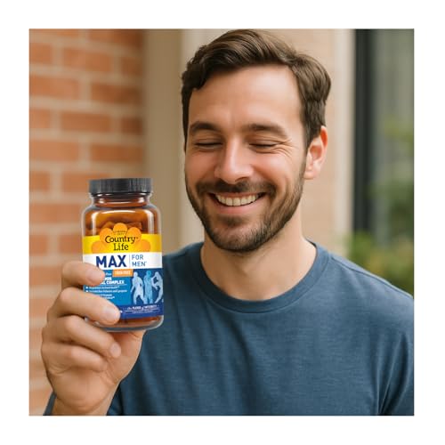 Country Life Max for Men Multivitamin: Iron-Free, Gluten Free, Saw Palmetto, Lycopene, Daily Support for Energy, Heart & Men's Health,120 Vegetarian Tablets Country Life buy supplements canada
