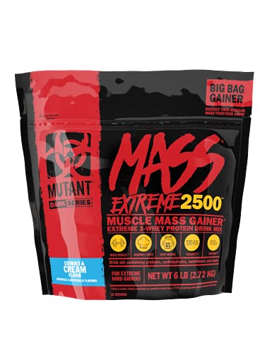 Mutant Mass Extreme Gainer Whey Protein Powder, Build Muscle Size & Strength with High Mutant buy supplements canada