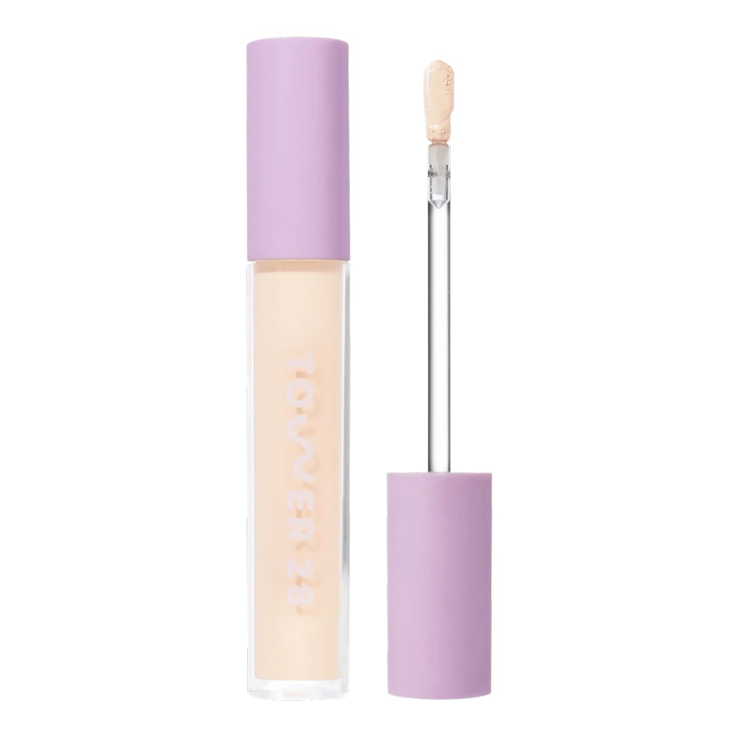 Tower 28 Swipe Serum Concealer - Hydrating Medium-Full Coverage Concealer + Under Eye Brightener - Skin Care Infused Makeup with Hyaluronic Acid + Soothing Centella - 1.0 Fair/Neutral (0.22 oz) Tower 28 buy supplements canada