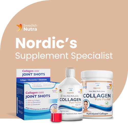 Swedish Nutra Powder Marine Collagen - Pack of 300g, 30 Day Supply | Minimize Fine Lines, Wrinkles & Improve Skin Elasticity | High Absorption Rate Swedish Nutra buy supplements canada