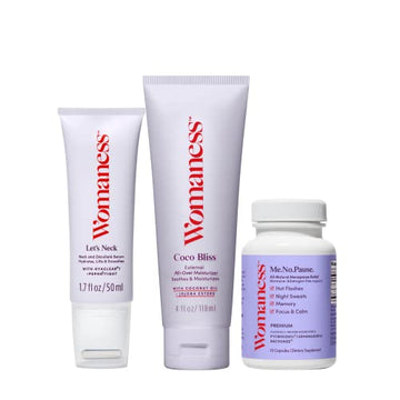 Womaness Menopause Cycle Kit - Coco Bliss - External Body Cream (4oz) + Me.No.Pause Womaness buy supplements canada