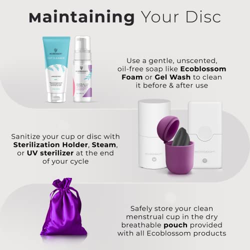 EcoBlossom Reusable Menstrual Disc with Removal String - The Most Reliable Medical Grade Silicone EcoBlossom buy supplements canada