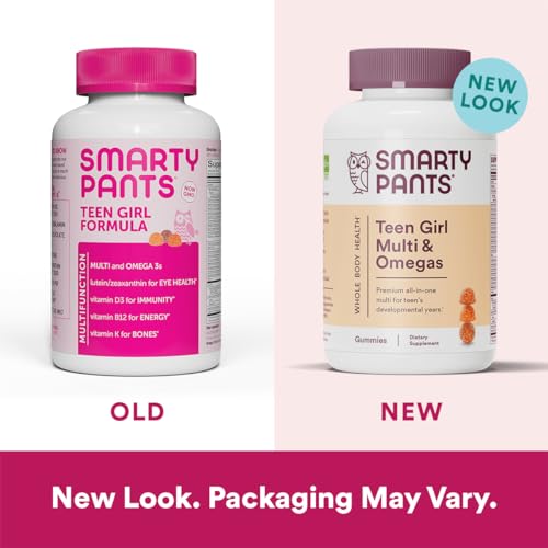SmartyPants Teen Girl Multivitamin Gummies: Omega 3 Fish Oil (EPA/DHA), Vitamin D3 SmartyPants buy supplements canada