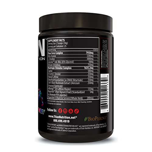 Titan Nutrition Kickin Concentrated Pre-Workout Drink- Energy, Focus, Endurance & Mood Titan Nutrition buy supplements canada