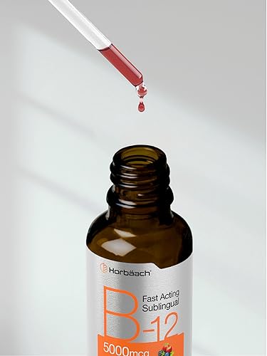 B-12 | 5000mcg | 4oz | Natural Berry Flavor Fast-Acting Sublingual Liquid Vitamin Horbäach buy supplements canada