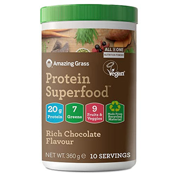 Amazing Grass Protein Superfood, Organic Vegan Protein Powder with Fruit and Vegetables Amazing Grass buy supplements canada