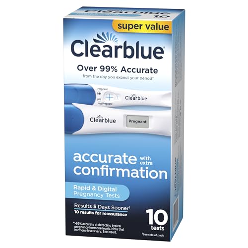 Clearblue Pregnancy Test Combo Pack, 10ct - Digital with Smart Countdown & Rapid Clearblue buy supplements canada