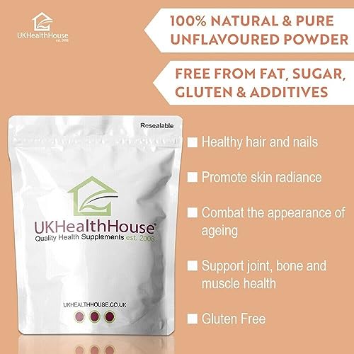 250g UKHealthHouse Collagen Powder, Bovine Collagen Peptides Powder UKHealthHouse buy supplements canada