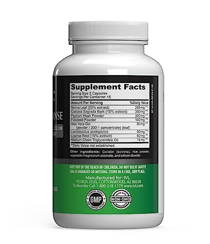 IVL - Daily Cleanse Herbal Colon Health Formula - Detoxification, Probiotic, Digestive Support IVL buy supplements canada