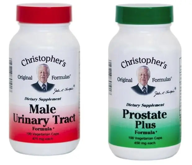 Dr. Christopher’s Original Formula Bundle of Prostate Plus and Male Urinary Tract Formula | 100 Vegetarian Capsules in Each Bottle | Dietary Supplements | USDA Organic Generic buy supplements canada
