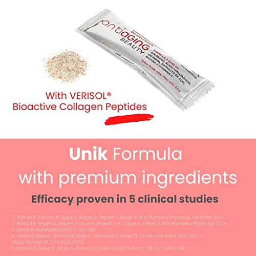 Unik Antiaging Beauty | Hydrolysed Collagen VERISOL (5 Clinical Studies) with Hyaluronic Acid UN 1K HEALTH & NUTRITION buy supplements canada