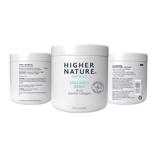 Higher Nature - Collagen Drink - Increases Skin Elasticity & Hydration - Collagen Powder HIGHER NATURE buy supplements canada