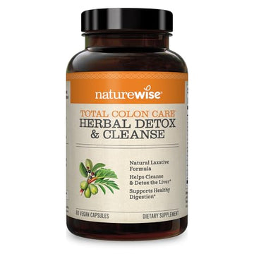 NatureWise Herbal Detox Cleanse Laxative Supplements | Natural Colon Cleanser Herb & Fiber Blend NatureWise buy supplements canada