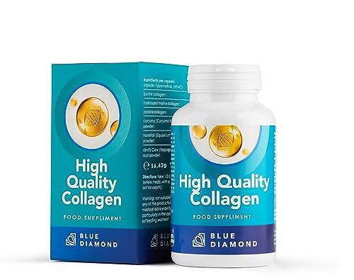 Premium 90 Marine Capsules - 530mg Natural Marine Collagen with Porcine & Bovine Collagen BLUE DIAMOND buy supplements canada