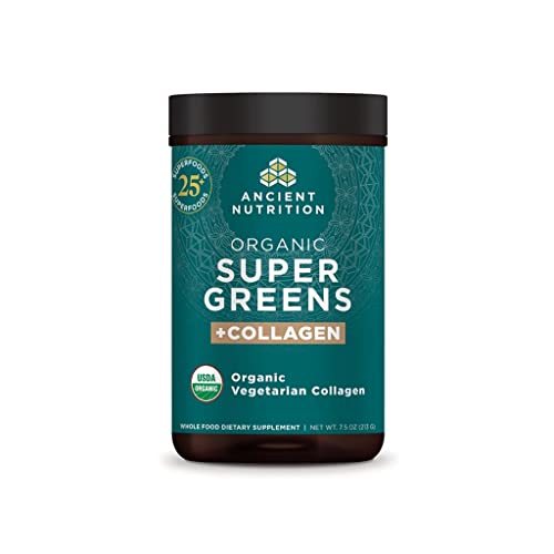 Ancient Nutrition Supergreens Powder, Organic Superfood Powder with Collagen Ancient Nutrition buy supplements canada