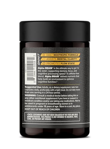 ONNIT Cognitive & Mood Support Bundle: Alpha Brain Nootropic Capsules (90 Count) + New Mood Stress Support Capsules (60 Count), IGEN Non-GMO Tested Focus, Clarity, Relaxation & Sleep, Pack of 2 ONNIT buy supplements canada