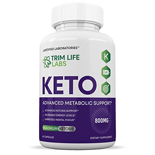 (5 Pack) Trim Life Labs Keto Pills Includes Apple Cider Vinegar Patented goBHB® Exogenou Justified Laboratories buy supplements canada