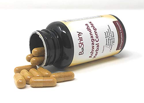 BeShiny Ashwagandha Complex with termeric Cinnamon Basil Leaf Supports a Healthy BeShiny buy supplements canada