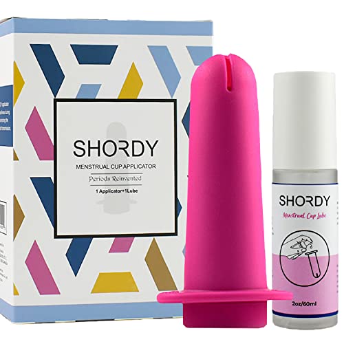 SHORDY Applicator Tool for Menstrual Cups for Easy Insertion with Lube Gel, Reusable Period Cup SHORDY buy supplements canada