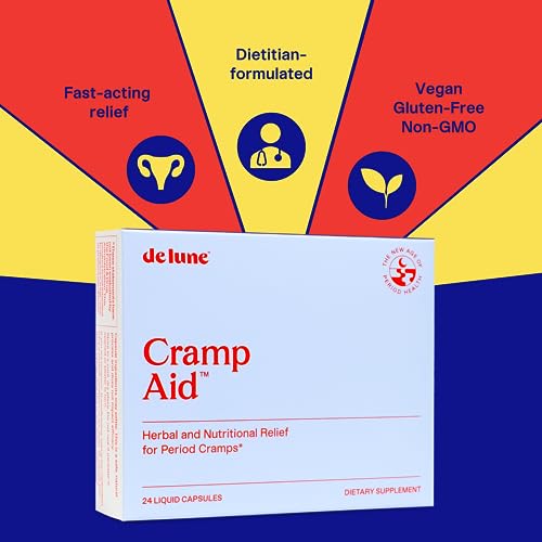 De Lune Cramp Aid, Herbal and Natural Relief for Period Cramps with Fenugreek Seed De Lune buy supplements canada