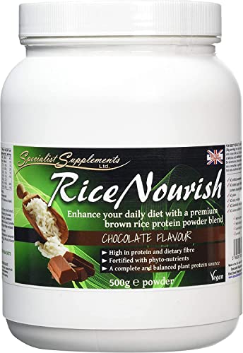 Specialist Supplements RiceNourish Chocolate Flavour Protein Powder 500g Specialist Supplements buy supplements canada