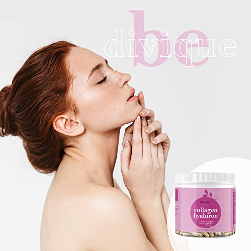 Collagen Capsules Divique Collagen Hyaluron 1500mg Collagen Peptides Type 1, 2, 3, 5, 10 Divique buy supplements canada