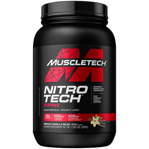 Protein Powder for Weight Loss - MuscleTech Nitro-Tech Ripped - Whey Protein Powder MuscleTech buy supplements canada