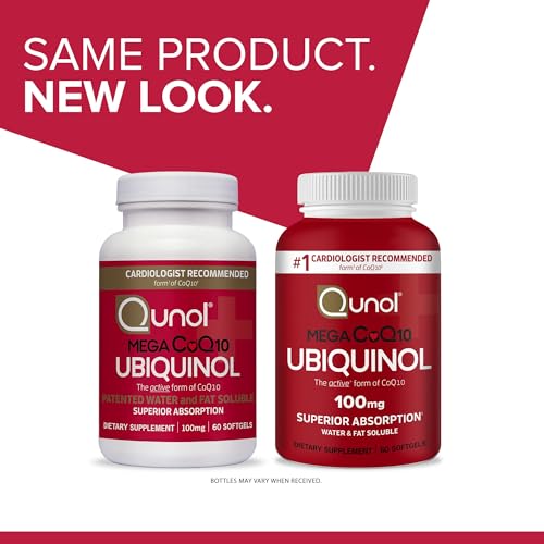 Qunol Ubiquinol CoQ10 100mg Softgels, Qunol Mega Ubiquinol 100mg - Superior Absorpti Qunol buy supplements canada