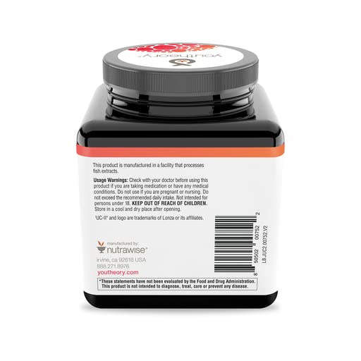 Youtheory Joint Complex with UC-II, 60 Count (1 Bottle) YouTheory buy supplements canada
