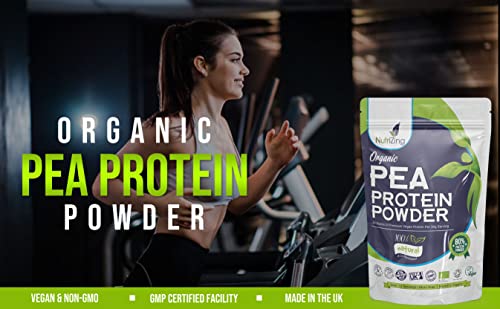 Award Winning Vegan Pea Protein Powder - Organic & Pure - Canadian Peas - No Soy, No Gluten NutriZing buy supplements canada