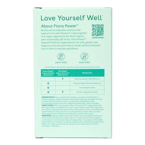 Love Wellness Vaginal Probiotic Suppositories, Flora Power | Fast-Acting Love Wellness buy supplements canada