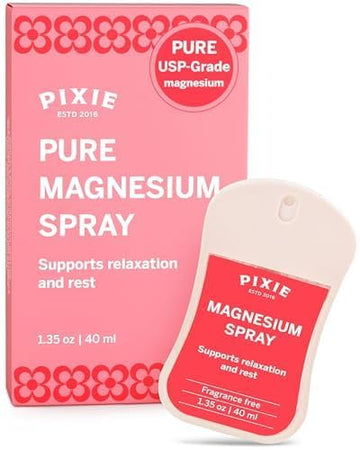 Pixie Pure Magnesium Spray 1.35oz – USP Grade – Fast-Absorbing Topical Relief for Body Aches, Sleep & Menstrual Discomfort – Travel Size & Non-Toxic for Feminine Care Pixie Cup buy supplements canada