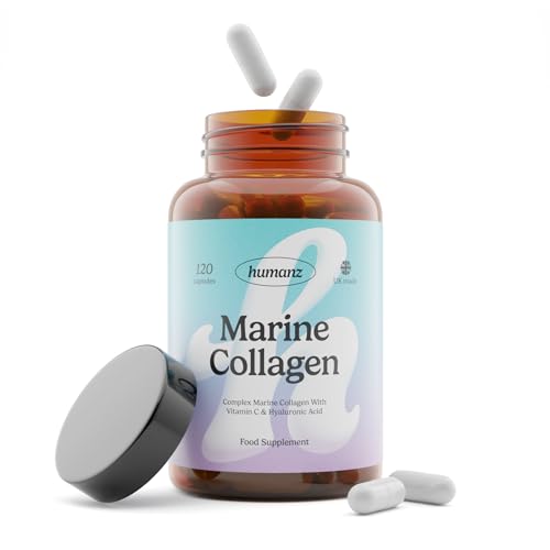 Humanz Collagen Capsules - Marine Collagen with Vitamin C - Collagen Supplements for Women & Men Humanz buy supplements canada