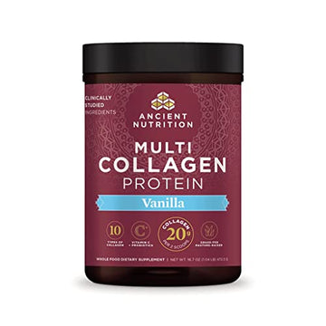 Collagen Powder Protein by Ancient Nutrition, Multi Collagen Vanilla Protein Powder Ancient Nutrition buy supplements canada