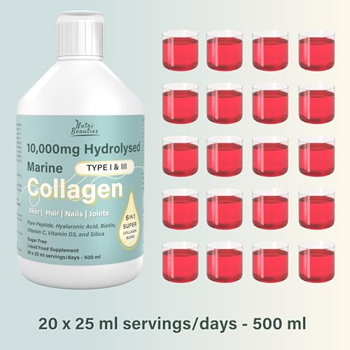 NUTRI Beauties Hydrolysed Marine Collagen Liquid Drink Supplement 10,000Mg NUTRI BEAUTIES buy supplements canada