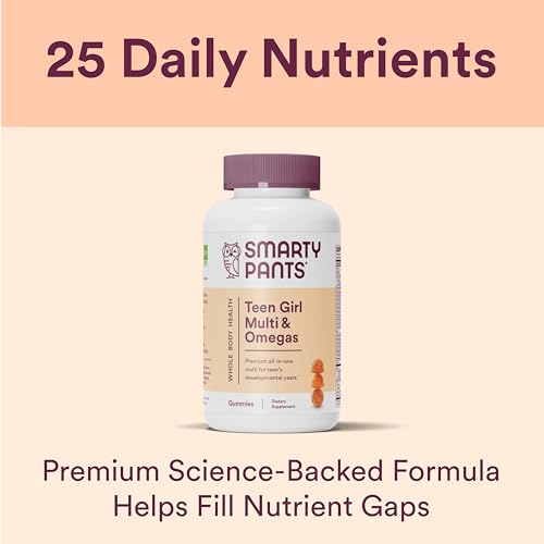 SmartyPants Teen Girl Multivitamin Gummies: Omega 3 Fish Oil (EPA/DHA), Vitamin D3 SmartyPants buy supplements canada
