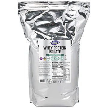NOW Sports Nutrition, Whey Protein Isolate, 25 g With BCAAs, Unflavored Powder NOW buy supplements canada
