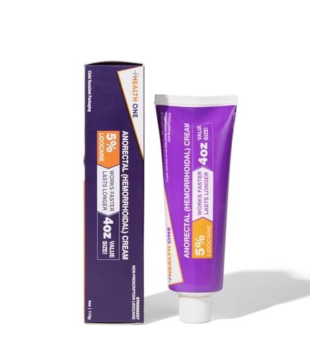 HEALTH ONE Lidocaine 5% Cream Maximum Strength Topical Anorectal Numbing Cream – 4 oz CRC Tube HEALTH ONE buy supplements canada