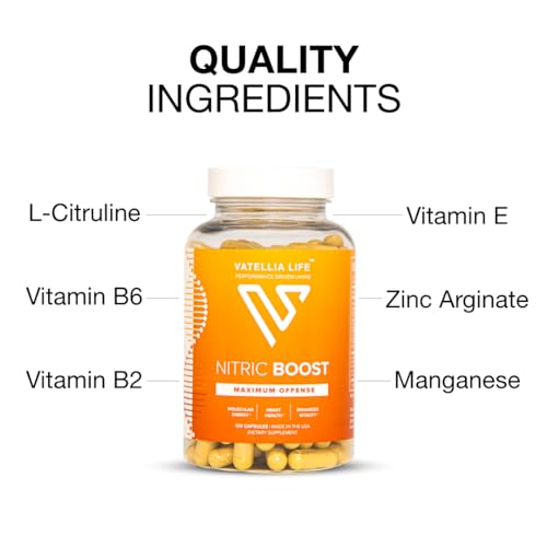 Vatellia Life Nitric Boost - Nitric Oxide for Blood Pressure Support, Natural Circulation Vatellia Life buy supplements canada