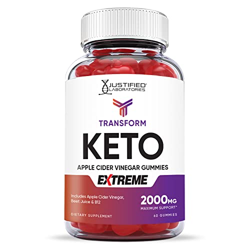 Transform Keto ACV Gummies Extreme Formula 2000MG Vegan Non GMO with Pomegranate Justified Laboratories buy supplements canada