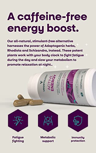Vegetology Energy Supplements – Iron, Vitamin C & B2, B12, Folate & More – Vitamin Supple VEGETOLOGY buy supplements canada