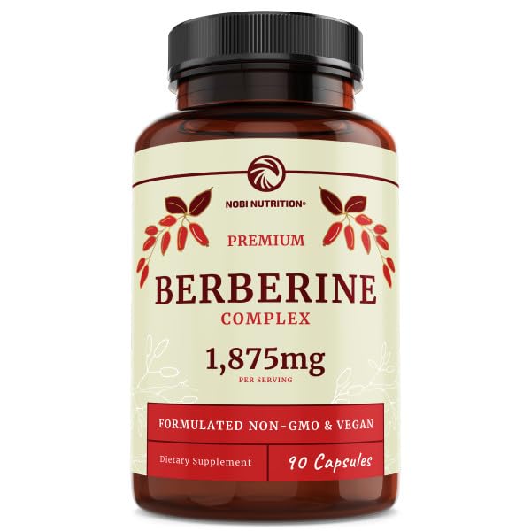 Berberine HCL 1500mg for Weight Management | Botanical Keto Inducing Berberine Supplement Nobi Nutrition buy supplements canada